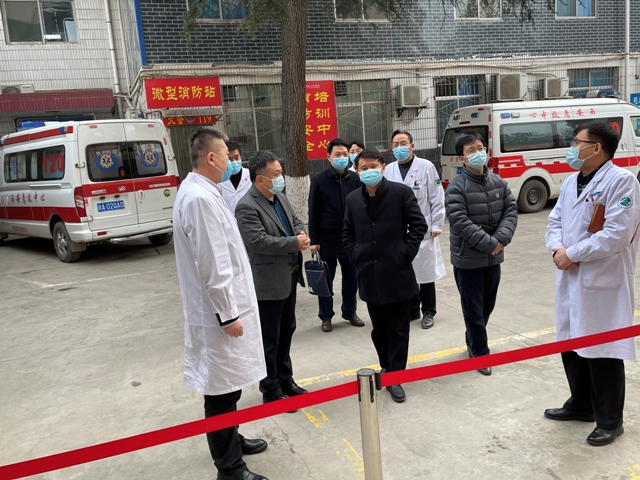 省卫生健康委副主任余立平一行检查指导21点策略指南站
疫情常态化防控工作