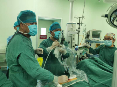 陕西省第四人民21点基本策略
泌尿外科开展输尿管软镜下钬激光碎石取石术